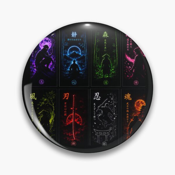 Item preview, Neon Samurai Japanes Anime Panel Art designed and sold by DervoTeck2767.