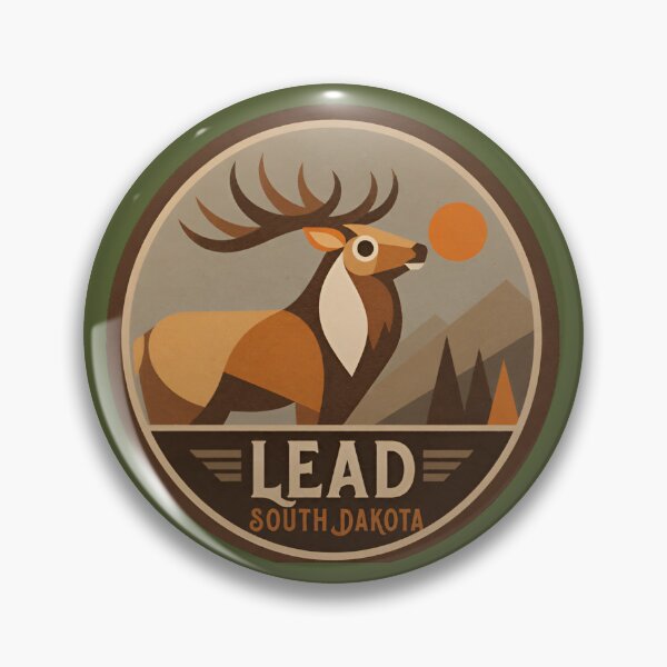 Item preview, Lead South Dakota designed and sold by Broken Antler Designs .