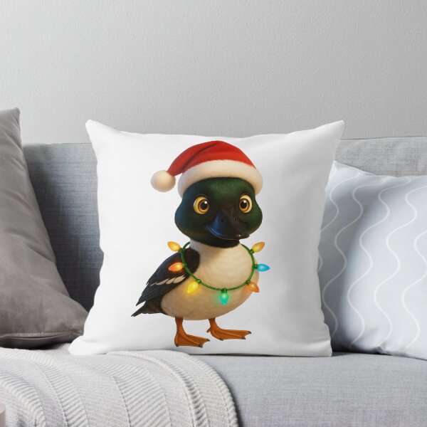 Item preview, Christmas Common Goldeneye Duck designed and sold by Sillytoe.