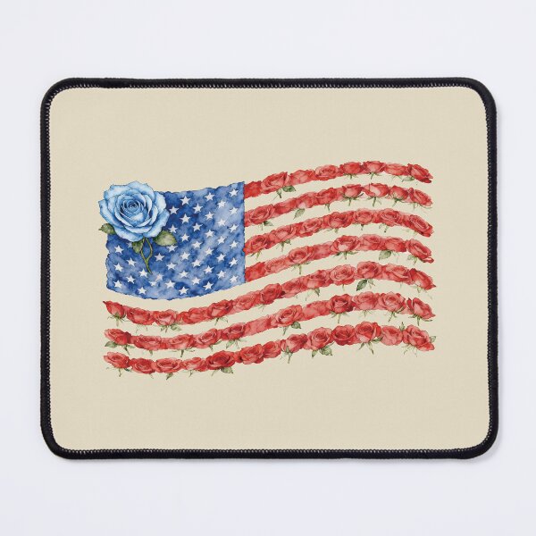 Item preview, American Flag Floral Rose. #2 designed and sold by EunsooLee.