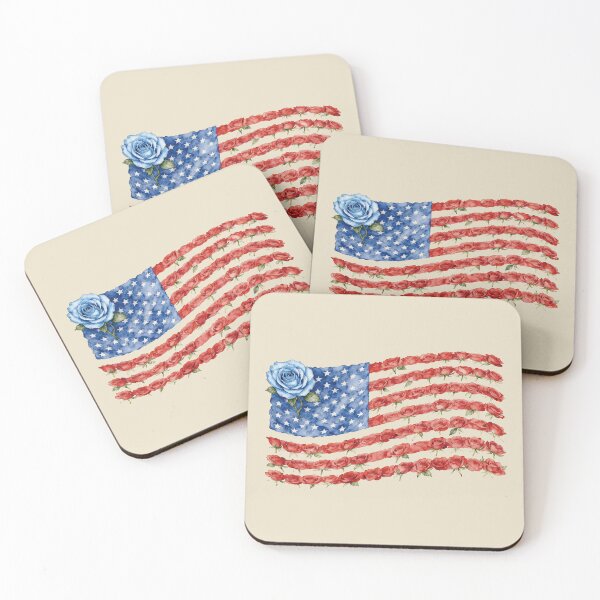 Item preview, American Flag Floral Rose. #2 designed and sold by EunsooLee.