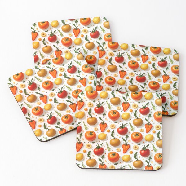Item preview, Copy of  Colorful Tomato and Pepper Pattern Seamless Kitchen Produce Design designed and sold by AnimalAirtistry.