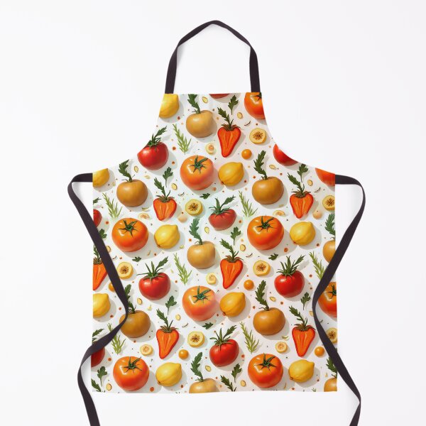 Item preview, Copy of Colorful Tomato and Pepper Pattern Seamless Kitchen Produce Design designed and sold by AnimalAirtistry.