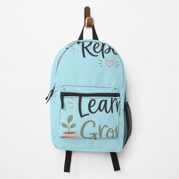 Item preview, Learn Grow Repeat Cute Motivation Design | Kawaii Study Aesthetic Quote designed and sold by Sanika arts .