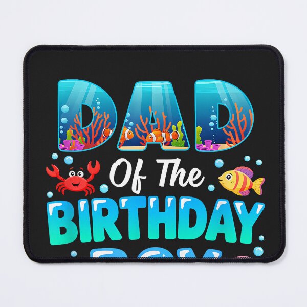 Item preview, Dad of The Birthday Boy Sea Animals Ocean Aquarium designed and sold by CriseldaBruning.