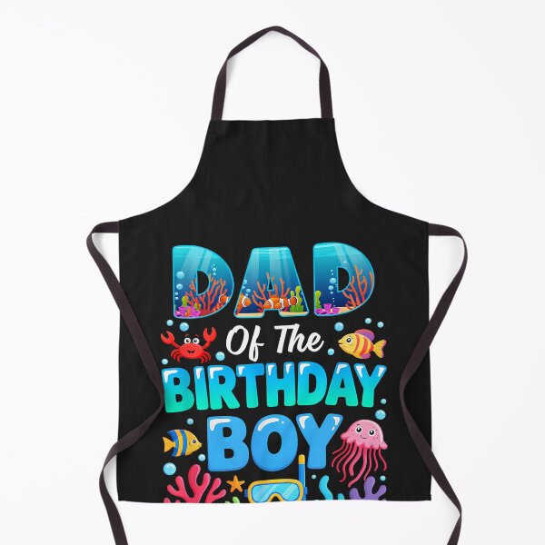 Item preview, Dad of The Birthday Boy Sea Animals Ocean Aquarium designed and sold by CriseldaBruning.