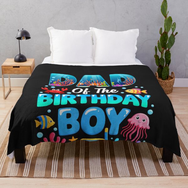 Item preview, Dad of The Birthday Boy Sea Animals Ocean Aquarium designed and sold by CriseldaBruning.