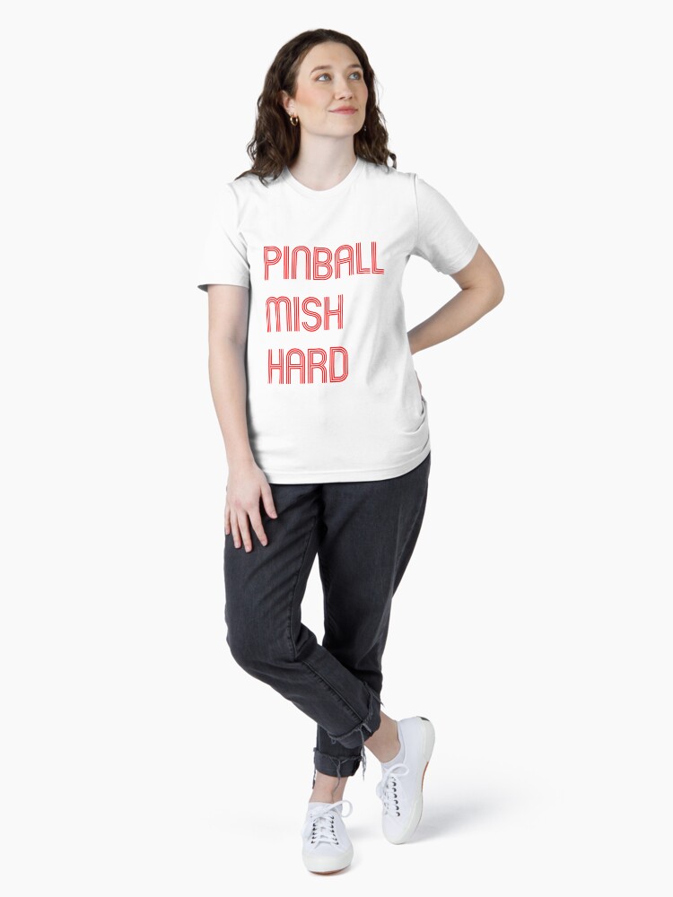 Thumbnail 4 of 7, Essential T-Shirt, Pinball Mish Hard designed and sold by srbpodcast.