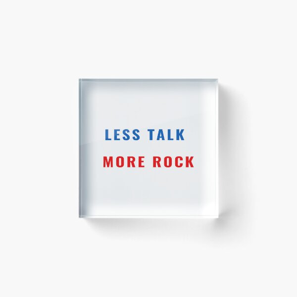 Item preview, Less Talk More Rock T-Shirt – Music Lover Gift | Uncle Jichuan designed and sold by Uncle-Jichuan.