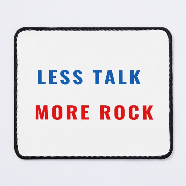 Item preview, Less Talk More Rock T-Shirt – Music Lover Gift | Uncle Jichuan designed and sold by Uncle-Jichuan.