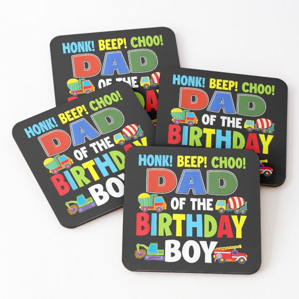 Item preview, Dad of The Birthday Boy Shirt Transportation Trucks designed and sold by CriseldaBruning.