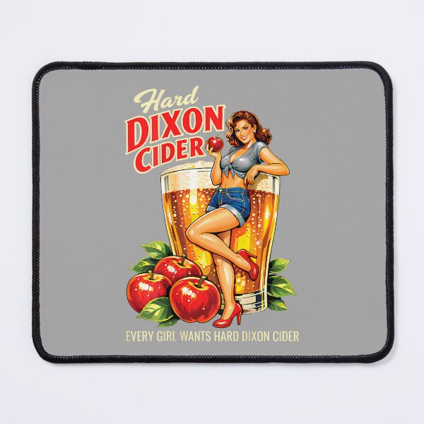 Item preview, Dixon Cide Hard Cider Adult Humor Pun Innuendo Joke 2-Sided designed and sold by ArleneRowe.