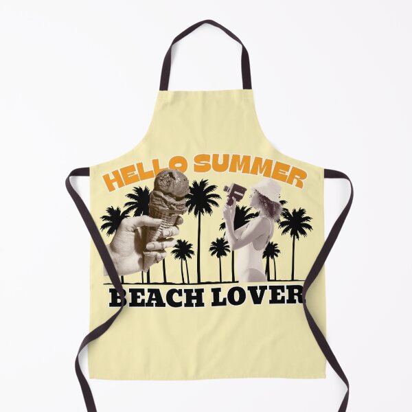 Item preview, Hello Summer Beach Lover Retro Palm Tree Graphic Art designed and sold by SilverSeaBKK.