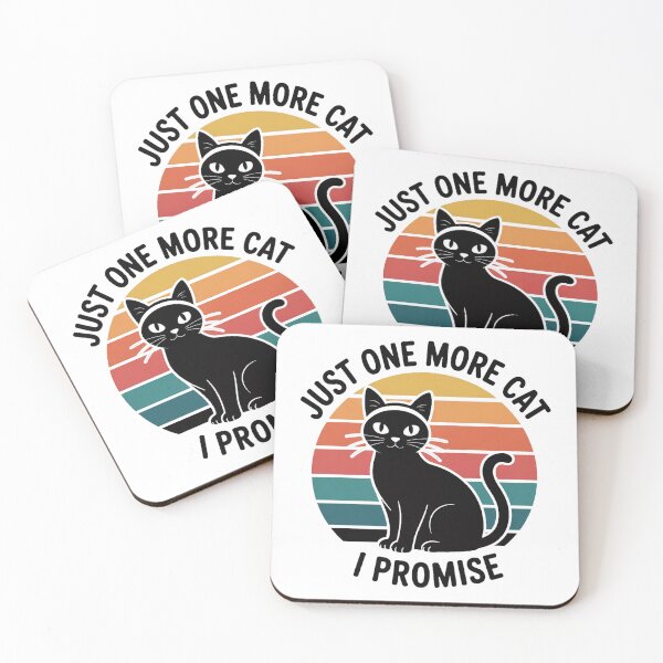 Item preview, Just One More Cat I Promise Funny Cat designed and sold by QuiteOrbit.