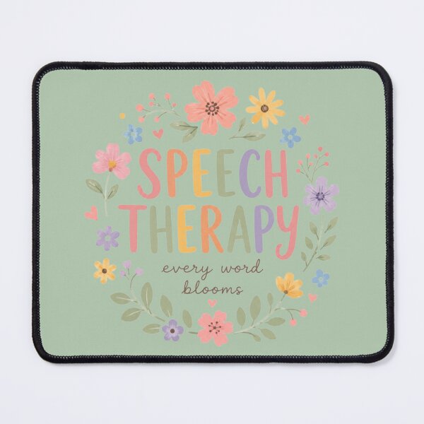 Item preview, Speech Therapist Every Word Blooms Floral Wreath SLP designed and sold by bosamji.
