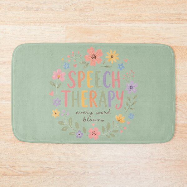 Item preview, Speech Therapist Every Word Blooms Floral Wreath SLP designed and sold by bosamji.