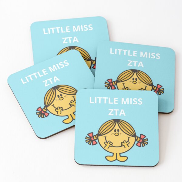 Item preview, Little Miss ZTA button design designed and sold by ButtonBar.
