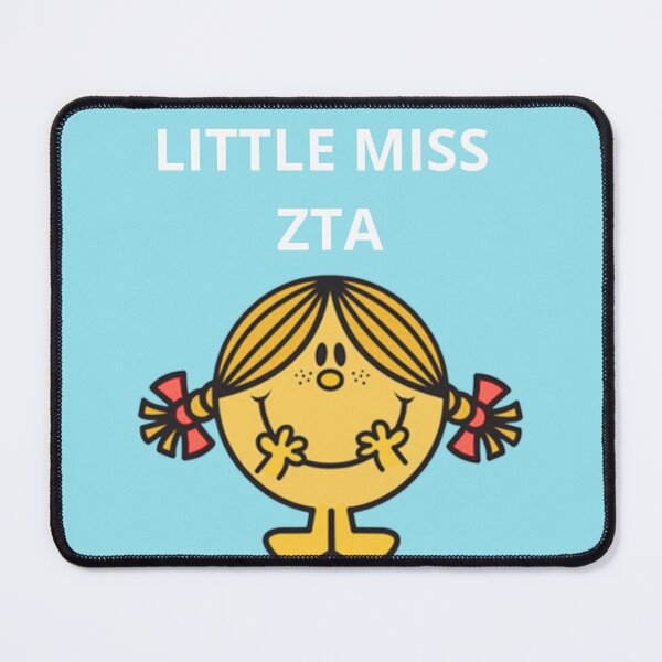 Item preview, Little Miss ZTA button design designed and sold by ButtonBar.