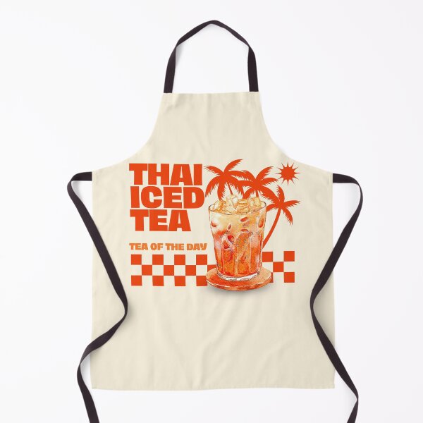 Item preview, Thai Iced Tea Tea Of The Day Retro Graphic Art designed and sold by SilverSeaBKK.