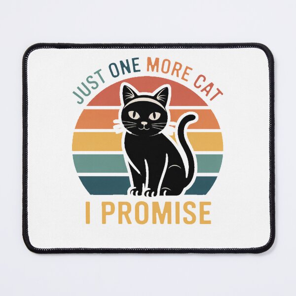 Item preview, Cat Lover Humor Just One More Cat designed and sold by QuiteOrbit.