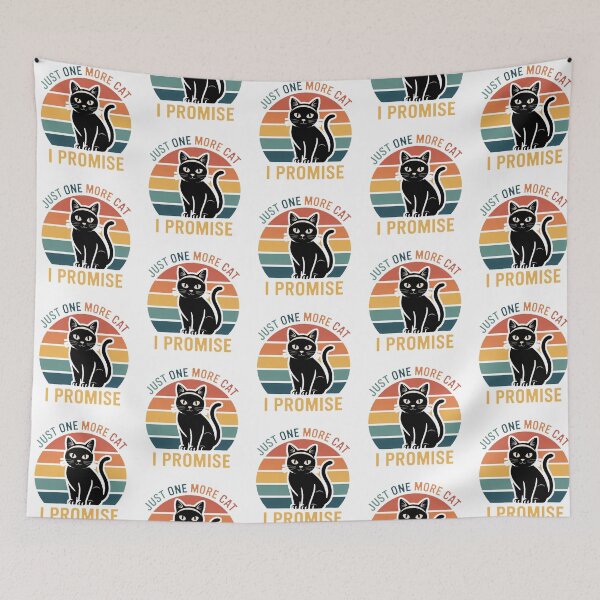 Item preview, Cat Lover Humor Just One More Cat designed and sold by QuiteOrbit.