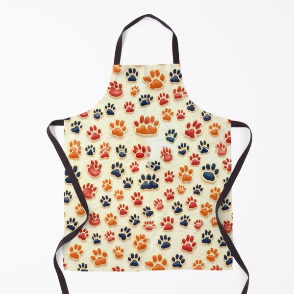 Item preview, Colorful Paw Print Pattern Cute Pet Lover Seamless Dog Paw Design designed and sold by AnimalAirtistry.