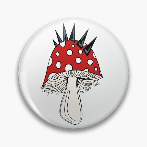 Aperçu de l'œuvre Les champignons peuvent être punks créée et vendue par Sol Nox Creative.