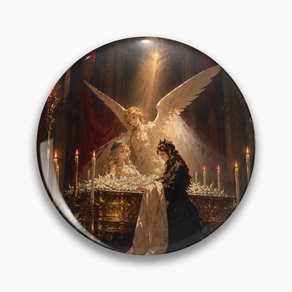 Item preview, Celestial Guardian Beneath Sacred Light designed and sold by bubuandfriends.