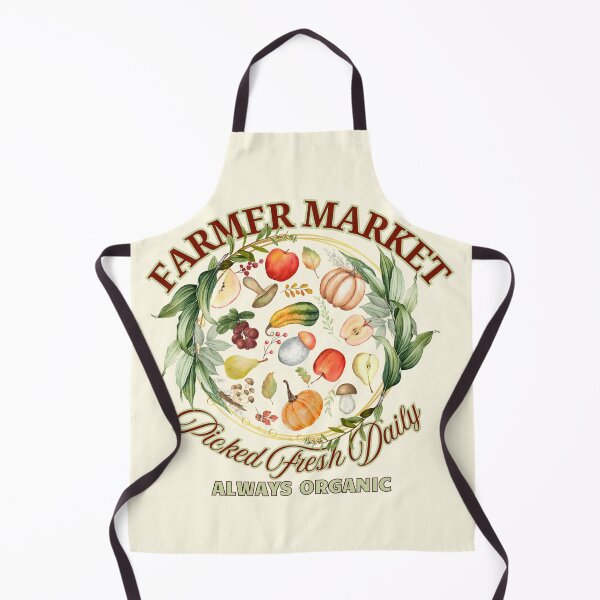 Item preview, Farmer Market Picked Fresh Daily Autumn Watercolor Art designed and sold by SilverSeaBKK.