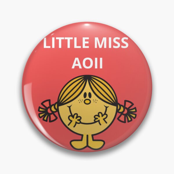 Item preview, Little Miss AOII designed and sold by ButtonBar.