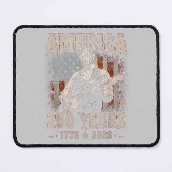 Item preview, Abraham Lincoln Playing Guitar 250 Years 4th July 1776 2026 designed and sold by mjohnson9.