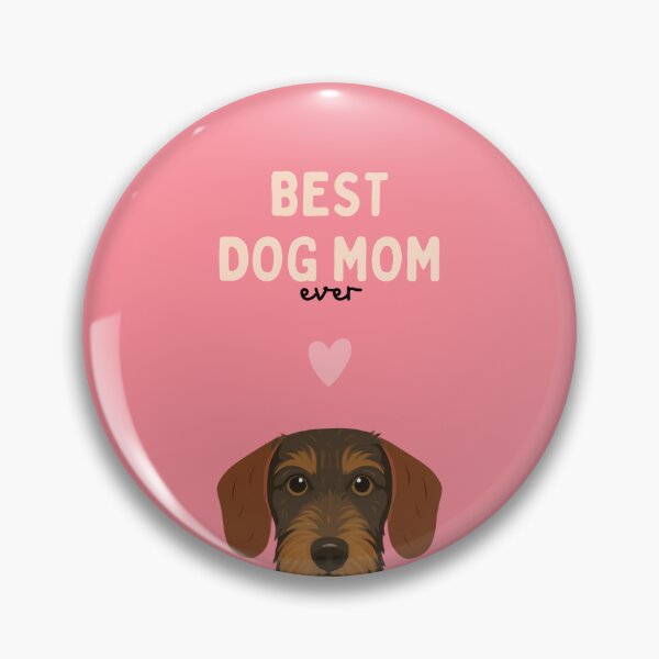 Item preview, Wire-haired Dachshund Best Dog Mom designed and sold by ZoesPlace.