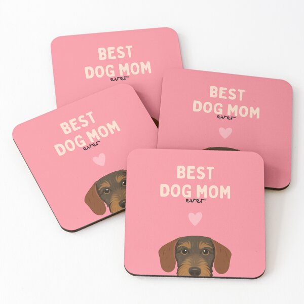 Item preview, Wire-haired Dachshund Best Dog Mom designed and sold by ZoesPlace.