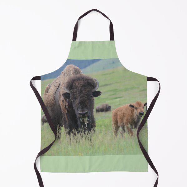 Item preview, Bison Cow and Calf on the Range designed and sold by Whisperingpeaks.
