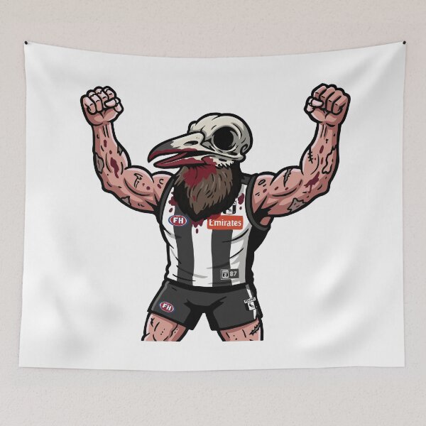 Item preview, Collingwood 'til Death designed and sold by Fake Heston’s Scribble Emporium.