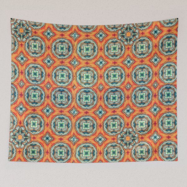 Item preview,  Retro Kaleidoscope Mandala Pattern Seamless Geometric Boho Tile designed and sold by AnimalAirtistry.