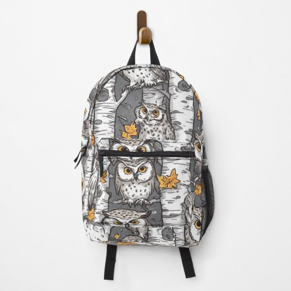 Item preview, Cute Owls and Birch Trees Seamless Pattern Woodland Art designed and sold by dcohea.