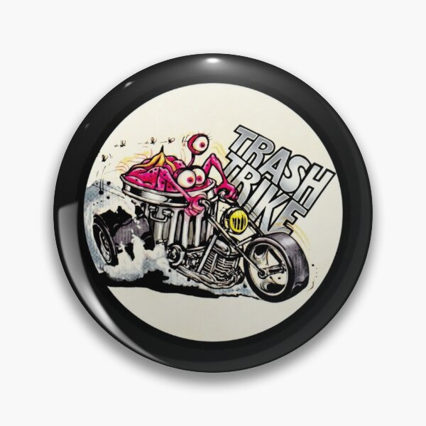Item preview, TRASH TRIKE PINK TRASH CAN RIDIN' BLOB, BANANA PEEL FLIES CHASIN' designed and sold by V3GFX.