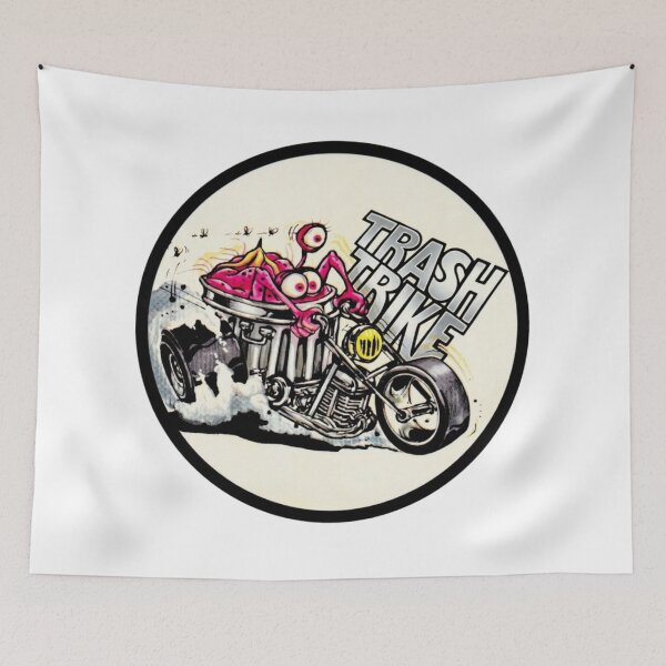 Item preview, TRASH TRIKE PINK TRASH CAN RIDIN' BLOB, BANANA PEEL FLIES CHASIN' designed and sold by V3GFX.