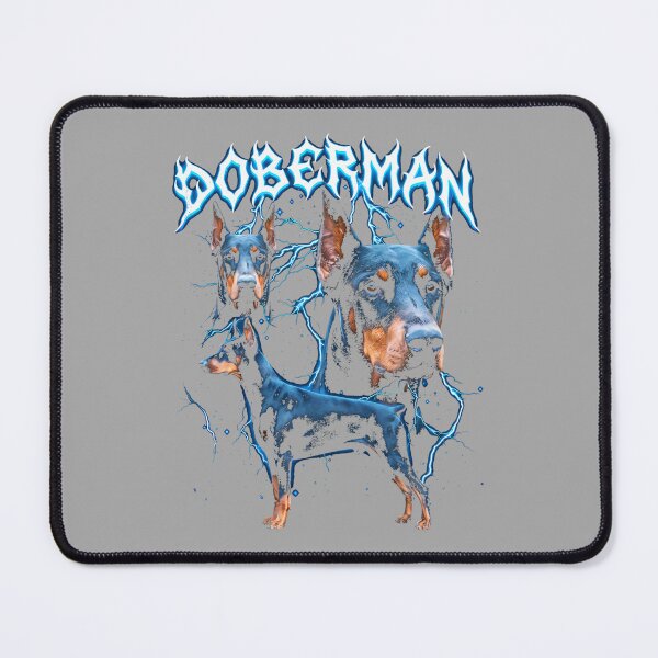 Item preview, Doberman Vintage 90s Heavy Metal Style Dog Lover Doberman Long Sleeve designed and sold by ArleneRowe.