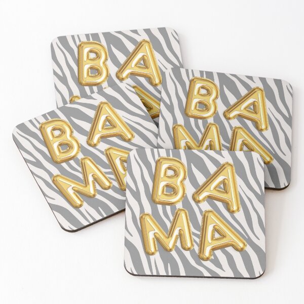 Item preview, BAMA Balloon Letters Game Day design designed and sold by ButtonBar.