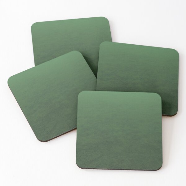 Item preview, Minimalist Emerald Green Sand Dunes | Rich Textured Green Landscape Digital Art designed and sold by Midnight Veil Designs.