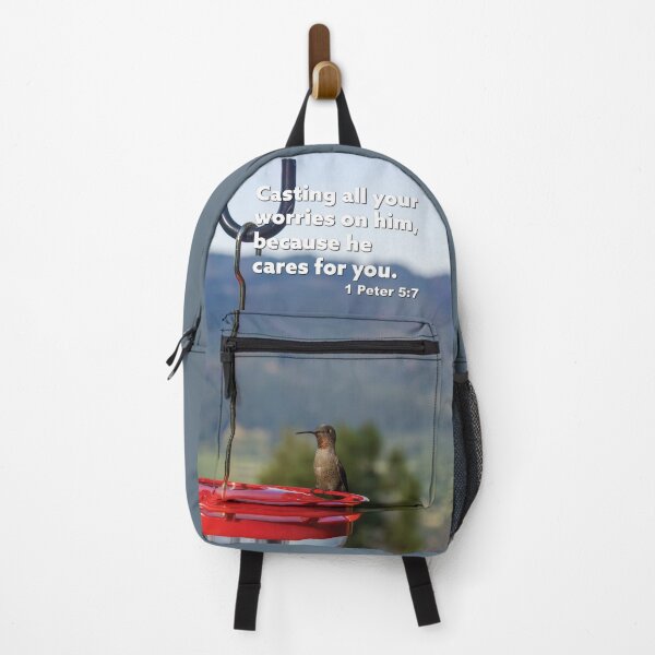 Item preview, 1 Peter 5 7 Casting All Your Worries On Him - Inspirational Bible Verse designed and sold by InsprtnlArtbyDP.