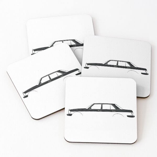 Item preview, 280 E (W123) (Black) designed and sold by Car Silhouettes.