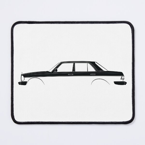 Item preview, 280 E (W123) (Black) designed and sold by Car Silhouettes.