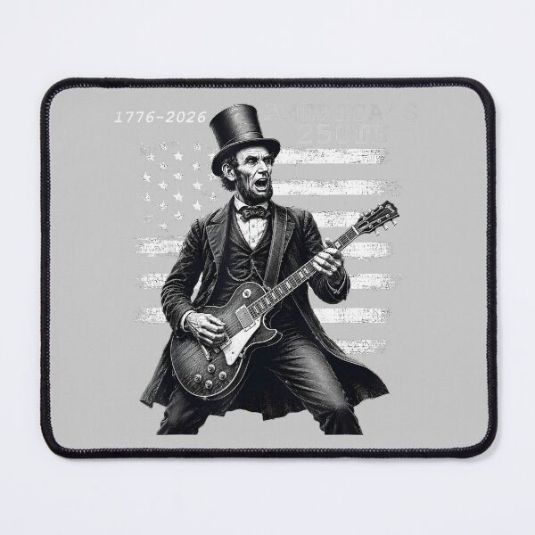 Item preview, Abraham Lincoln Playing Guitar 4th July 250th Anniversary_4 designed and sold by mjohnson9.