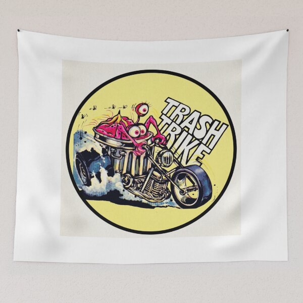 Item preview, TRASH TRIKE TRIPPIN' 3 EYED PINK MONSTER FRUITS AND FLIES designed and sold by V3GFX.