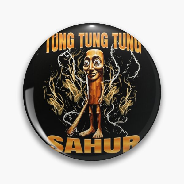 Item preview, Funny Sahur Ramadan Wake Up Call Traditional Wooden Character designed and sold by haitrieuic96.