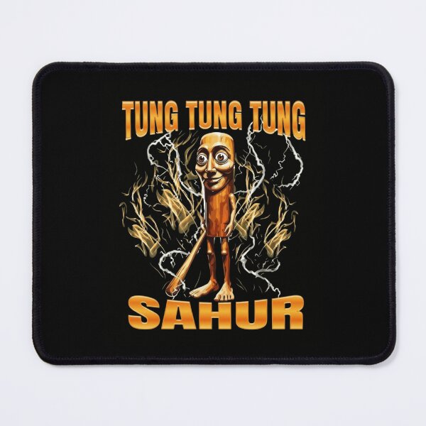 Item preview, Funny Sahur Ramadan Wake Up Call Traditional Wooden Character designed and sold by haitrieuic96.