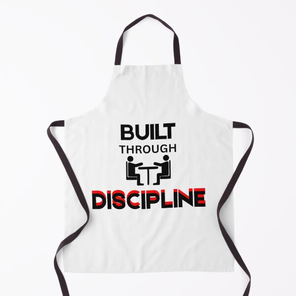Item preview, Built Through Discipline Fitness Motivation Design designed and sold by 95PrintAura.